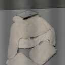 Tadpoles Super Soft Plush Sherpa Hat & Mittens Set, Ivory