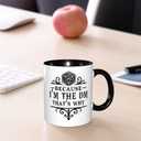 Because I'm the DM, That's Why - Funny Tabletop Mug for Game Masters (11 oz Black Handle)