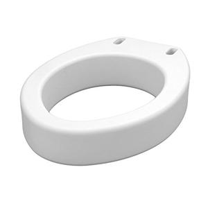 NOVA Medical Products Toilet Seat Riser, Raised Toilet Seat, White, 1 Count