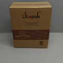 LITOPAK 50 Pack 27 oz Take Out Food Containers, Kraft Brown Take Out Boxes Leak Grease Resistant and Stackable for Restaurants, Homes, Offices, Picnics