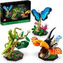 LEGO Ideas The Insect Collection, Fun Gift for Nature Lovers, with Life-Size Blue Morpho Butterfly, Hercules Beetle and Chinese Mantis Display Models, Bug Building Set and Nature Dcor, 21342
