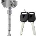 72185-TR0-A01 Left Driver Side Door Lock Cylinder with 2 Keys Set Compatible with Honda Civic 2012-2015 72185TR0A01