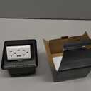 Vagueior Recessed Floor Electrical Outlet Kit, Waterproof Electrical Outlet Cover Box, Hidden 4.8A USB A+C, 20A Tamper-Resistant Receptacle Outlet with Slow Elastic Damping, UL Certified, Black