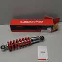 RUTU 10.25" 260mm Rear Shock, Mono Shock, Universal Pit Bike Shock Replacement for SDG SSR Pitster Lifan 110cc 125cc 140cc 200cc 250cc Pit Dirt Bike 400LBS - Red