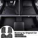 TPE Floor Mats for 2026 Subaru Outback Premium/Limited/Touring/Wilderness/Limited XT/Touring XT All Weather Car Floor Liners Fit 2026 Subaru Outback Accessories Black