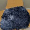 Bedsure GentleSoft Fuzzy Sherpa Faux Fur Twin Blanket Tie Dye Navy Cozy Gifts for Women Men, Soft Fleece Plush Warm Minky Thick Blanket Twin Size for Bed, Blue Room Decor Dorm Essentials Gifts, 60x80