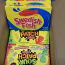 SOUR PATCH KIDS and SWEDISH FISH Soft & Chewy Candy Variety Pack, Bulk Candy, Mother's Day, 15 Boxes (15 Count (4.2 oz each)), BB: 14 APR 2026