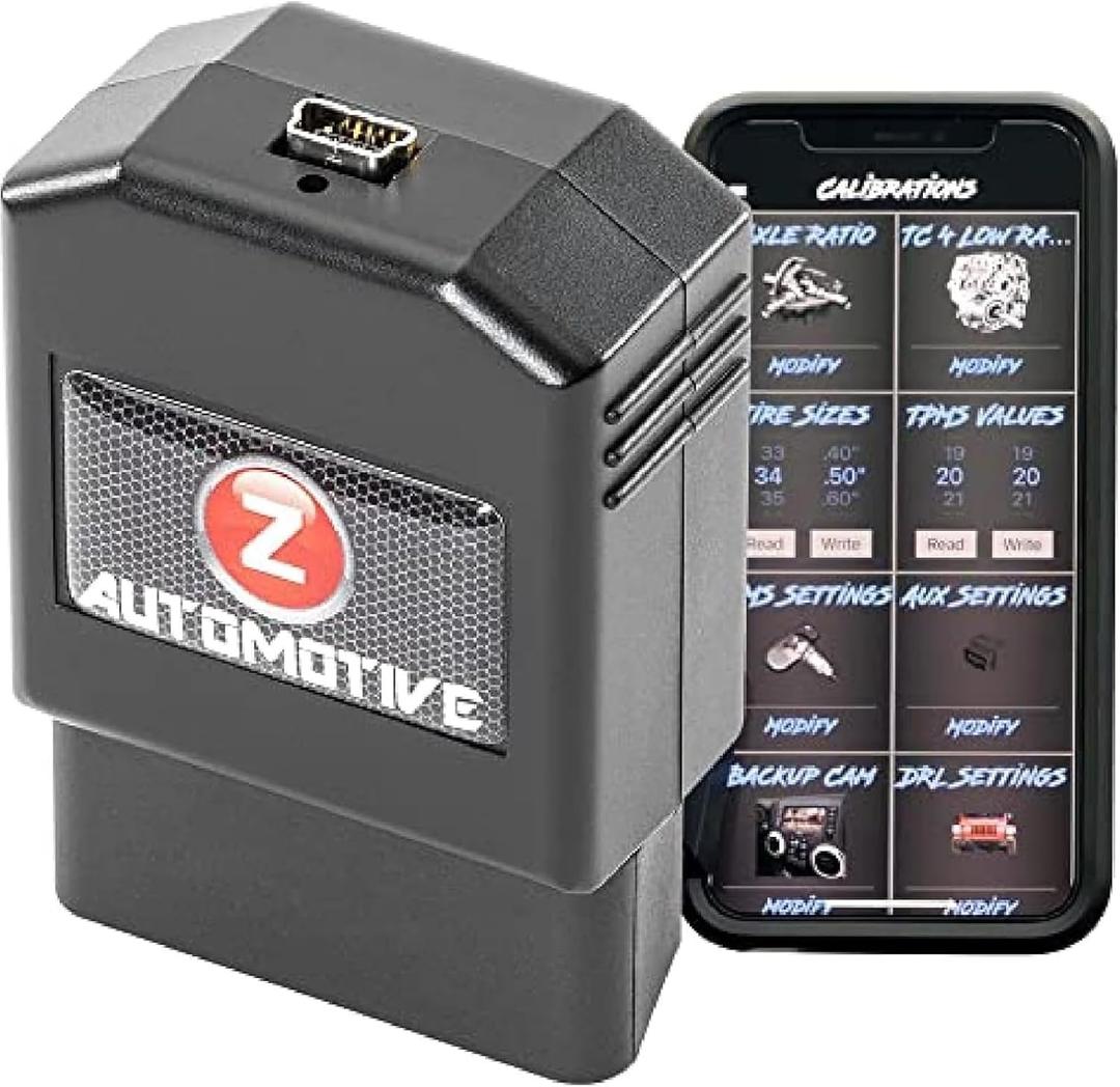 Z Automotive JK Blaster fits 2007-2017 Wrangler JK | Device & Mobile App | OBD2 Plug-in Device | Calibrations, Live Features, View and Clear Diagnostic Trouble Codes