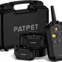 PATPET Dog Shock Collar for 2 Dogs - 3/4 Mile Range E Collar for Dogs Training Collar for Large Dogs (15-140lbs)