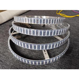 Brightest 4Rolls 15.5" Quad Row Chasing LED Wheel Ring Lights for Car Truck Off-Road Vehicles with Music Mode RGB Dream Color Chasing Flow Series Addressable LEDs APP & Remote Control