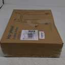 Folding Walkers for Seniors with 2 Skis and 5" Wheels, Lightweight Adult Rolling Walker, Supports Up to 350 Pounds, Adjustable Height, Aluminum Standard Walker, Silver