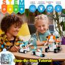 12in1 Technique Car Building Blocks Set, Remote & APP Control Robot/Car/Plane/Jeep/Motorcycle/Fighter, Stem Kits for Kids Age 8-10, Engineering Building Toys, Birthday Xmas Gifts for Boys Girls 8-12