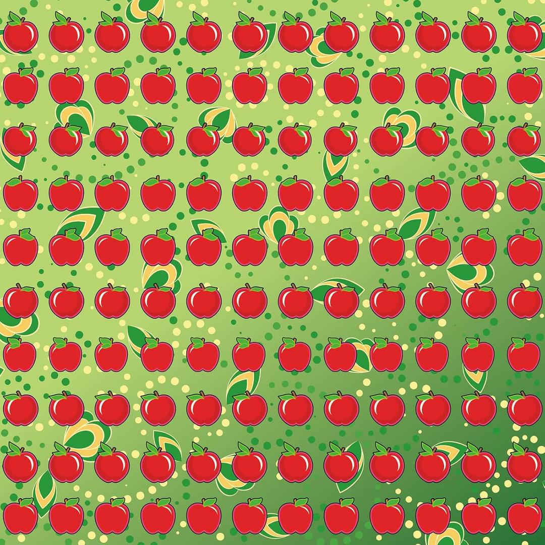 Geyee 3000 Pcs Christmas Apple Stickers for Kids Mini Fall Small Fruit Red Apple Shape Stickers for Teacher Reward Incentive Chart Classroom Preschool School Home Room Wall Decor
