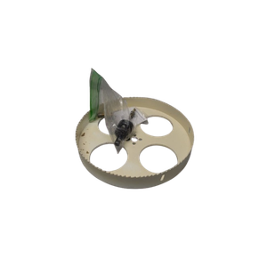 9-1/4 Inch Hole Saw with 1/2" Hex Shank Quick Change Arbor, JTemgle Bi-Metal Hole Saw Heavy Duty Hole Cutting Tool for Cornhole Boards, Recessed Lights, Wood, Plastic, Drywall & Soft Metal