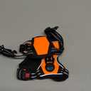 PHOEPET No Pull Dog Harnesses for Small Dogs Reflective Adjustable Front Clip Vest with Handle 2 Metal Rings 3 Buckles [Easy to Put on & Take Off] (XS, Orange)