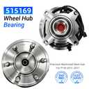 515169 Front Wheel Hub Bearing Assembly, OE Replacement 4WD Compatible with 2015-2017 Ford F-150 2.7L 3.5L 5.0L, Excluding 6.2L Raptor