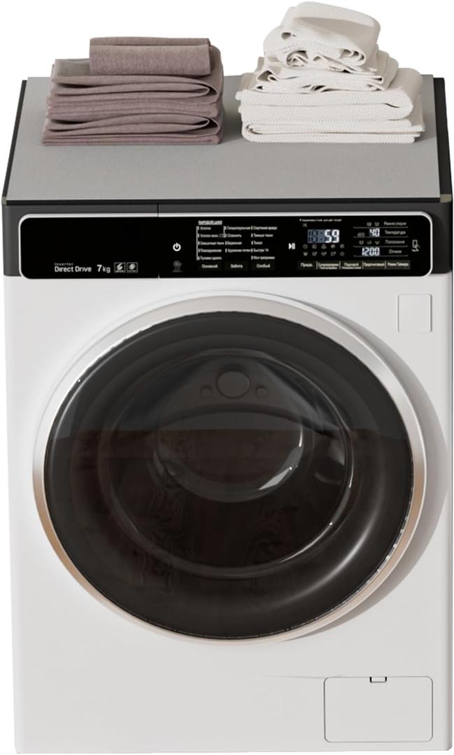 1 Pack Washer and Dryer Covers for the Top, 23.6"x23.6" Non Slip Washer Dryer Top Protector Mat, Rubber Dust Cover Pad for Washer and Dryer, Washing Machine, Laundry