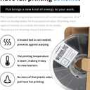 SpiderMaker 3D Matte PLA Filament (PLA+) - Matte Finish with Incredible Vibrant Colors - Compatible with Bambulabs AMS - 1.75 mm PLA, 700g, Dimensional Accuracy +/- 0.03mm (Jujube Red)