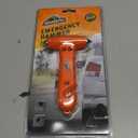 Armor All Emergency Window Hammer / Glass Breaker With Seatbelt Cutter, Auto Safety Escape Rescue Tool, Punch