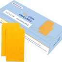 #1 600 Pcs Small Coin Envelopes 2.25" x 3.5" with Gummed Flap, Yellow Kraft Mini Envelopes for Storing Keys, Stamps, Seeds, Tips and Small Items (600)
