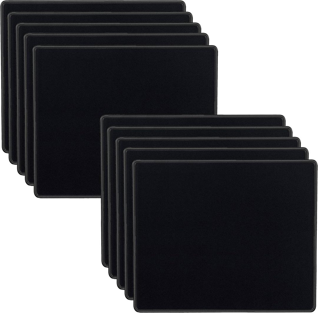 30 PCS Sublimation Mouse Pad Blanks Black Rectangular Sublimation Mouse Pads for Sublimations Transfer Heat Press Printing DIY Crafts, 24 x 20 x 0.2cm