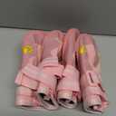 QUMY Dog Shoes for Large Dogs, Medium Dog Boots & Paw Protectors for Winter Snowy Day, Summer Hot Pavement, Water-Resistant in Rainy Weather, Outdoor Walking, Indoor Hardfloors Skid-Resistant Sole (Size 7: 2.8''x3.2"(W*L) (Pack of 4))