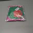 Girls Hawaiian Costume Rose Red Slip Dress with Flower Print Kids Halloween Costumes Luau Party Outfit (5-6 Years/120)