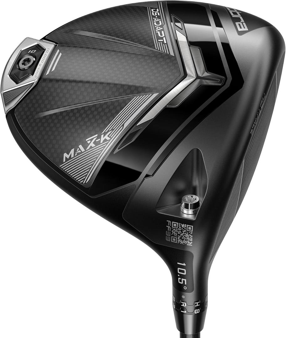 Cobra Golf DS-Adapt MAX-K Driver Right, True Temper Denali Red 50, 10.5 Degrees, Black
