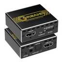 4K@60Hz HDMI 2.0 Audio Extractor Converter,HDMI to SPDIF Optical 7.1/5.1CH,Stereo 3.5mm,Supports Scaler,CEC,Dolby Digital Audio De-embed,HDCP 2.2/2.3 Bypass,for PS5,Xbox