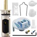 1222 Replacement Cartridge with 116653 Handle Adapter Kit for Moen, Compatible with One Hanlde Posi Temp Faucet