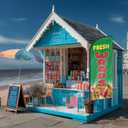 Fresh Wraps Feather Flag for Business Advertising 6 FT Swooper Flag for Storefronts Retailers Shops Food Trucks Events and Fairs (Flagpole Not Included)