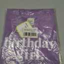Birthday Girl Shirt Outfit Year Old Kids for Toddler 1st 2nd 3rd 4th 5th 6th 7th (Purple)