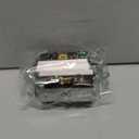 BESTTEN 2 Pack Combination Wall Light Switch and Decor Outlet, Single Pole Rocker Switch, 15A/120V, Decorative Receptacle, 15A/125V, Combo Style, Wallplate Included, Side Wire, UL Listed, White