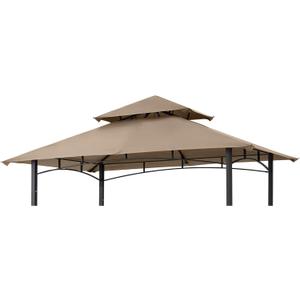 MASTERCANOPY Grill Gazebo Replacement Canopy Top for Model L-GG001PST-F (Beige)