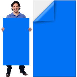 Extra Large Pool Patch Repair Kit, 4ft x 2.8ft TPU Heavy Duty Vinyl Pool Liner Patch for Above Ground Pools Underwater Self-Adhesive Inflatable Floats Bounce Houses Tents Air Mattress Blue