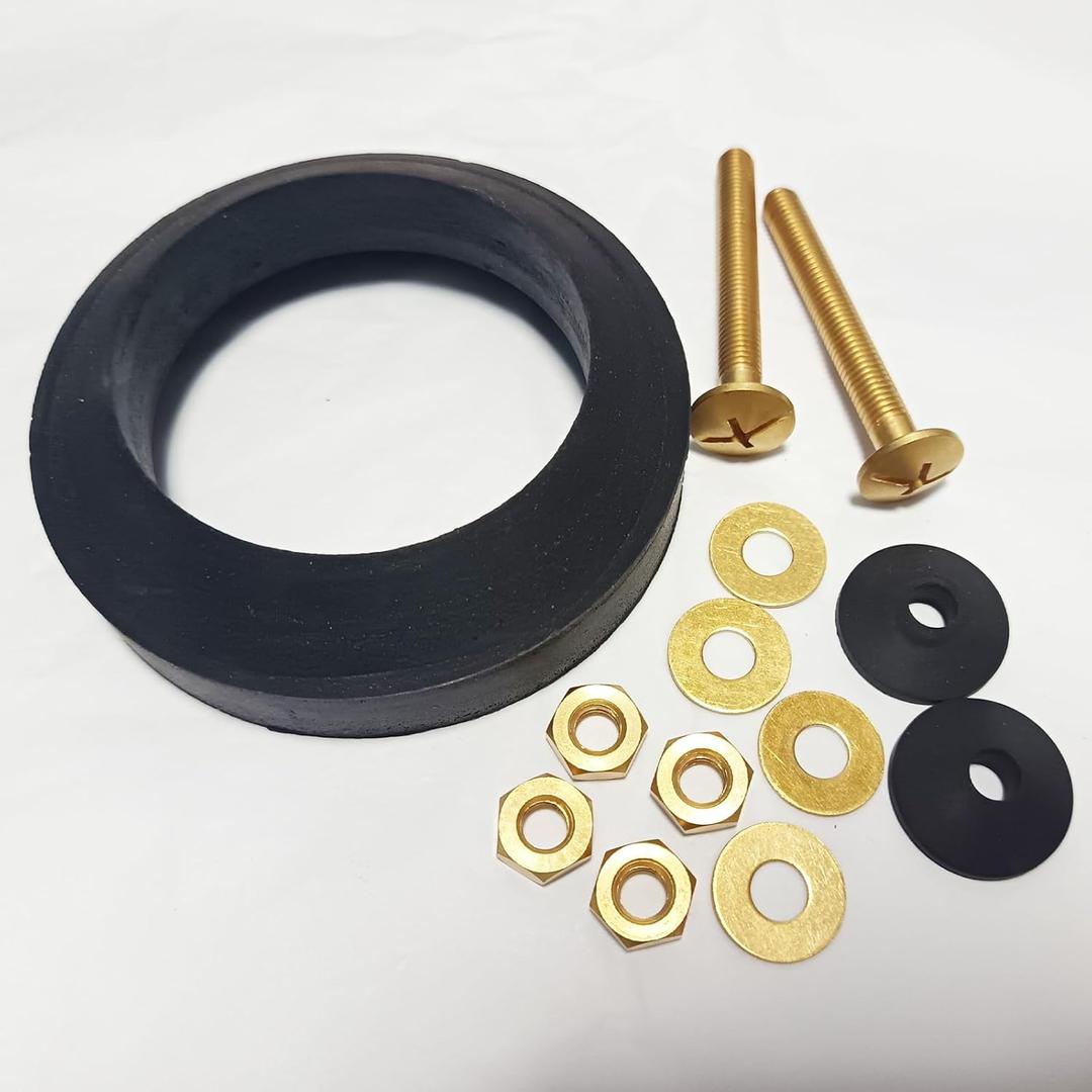 Tank to Bowl Mounting Kit Include Gasket - Compatible with Toto Drake Toilets Two Piece Model, Replacement Part 9BU024E and THU833-A