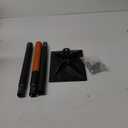 Garden Steel Tamper with 45 Inch Handle, Hand Ground Tamper Tool, Durable Plate Soil Compactor, Garden Heavy Duty Ideal Tool for Leveling Soil, Gravel, Asphalt, Driveway