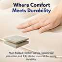 King Koil Plush Pillow Top Twin Air Mattress with Built-in High-Speed Pump for Camping, Home & Guests - 20 Twin Size Airbed Luxury Inflatable Blow Up Mattress, Waterproof