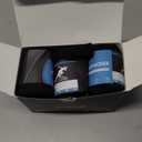 Airacker Athletic Socks Sport Running Calf Socks Performance Cushioned Breathable Crew Socks for Men Women(6 Pairs) (9-12, Pure Black)