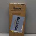 Kitsure Toilet Paper Holder Free Standing  Rustproof Metal Toilet Paper Stand for 4 Rolls with Anti-Slip Base and Shelf for Phone & Small Items, Bathroom Organizers and Storage, Large, Black (Large - 1 Pack)