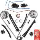 Variable Camshaft Timing Kit - Compatible with Ford & Lincoln Vehicles - 5.4L 24 Valve Triton Expedition, F-150, F-250, F-350 Super Duty, Mark LT, Navigator - Chain, Guide, Tensioner, Phaser