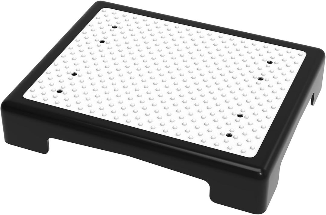 Step Stool - Indoor and Outdoor Platform Stepping Stool with Slip-Resistant Top and 250-Pound Capacity - For Cars, Bed, and More by Bluestone