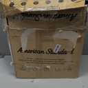 WOLKI Outdoor Cushions for Patio Furniture Set of 4, 19 x 19 x 3 Large Size Waterproof Seat Cushions Thick Chair Pads for Garden, Patio, Dining Navy Blue