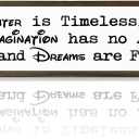 Inspirational Wooden Sign, Hanging Framed Wood Signs, Decorative Wooden Box Sign, Rustic Tabletop Decor, Motivational Home Office Classroom Decor, I Work So We can Go to Disney Signs, 17.8x4x1.2 inches