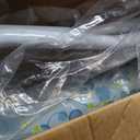 Dream On Me Karley Portable Infant Bassinet, Double Mesh Canopy, Light Blue