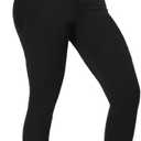 huiming Sauna Sweat Pants Shorts Slimming Compression Workout Thermo Waist Trainer for Women Leggings Body Shaper Weight Loss (Small-Medium, Black)