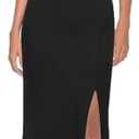 WOOSEA Women Sleeveless High Neck Sexy Split Evening Cocktail Party Maxi Long Formal Dress Size XL