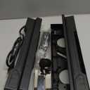 Adjustable Computer Tower Stand with Charging Station, PC Stand for Floor, Mobile CPU Holder with 4 Caster Wheels Fits Most PC Tower, Under Desk CPU Holder for Office,Gamers and Students