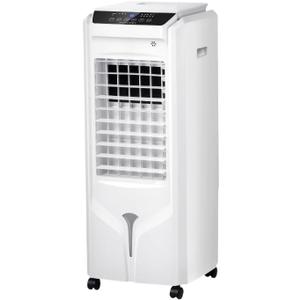 YEW 25" Evaporative Air Cooler, 1500CFM Swamp Cooler Air Conditioner with 3.5 Gal Tank, Windowless Swamp Cooler with Remote, 3 Speeds, 12H Timer, Fans that Blow Cold Air for Bedroom Indoor Office