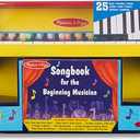 Melissa & Doug Learn-to-Play Piano (Musical Instruments, Solid Wood Construction, 25 Keys and 2 Full Octaves, 29.21 cm H x 24.13 cm W x 40.64 cm L)